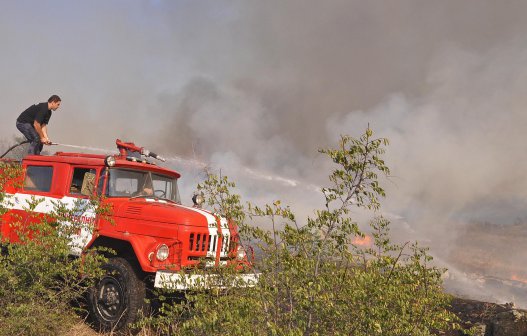 Пожар бушува край хасковското село Татарево