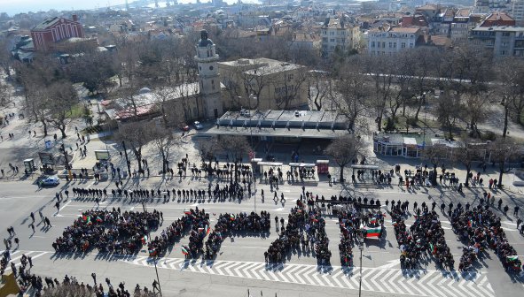 Протестът във Варна