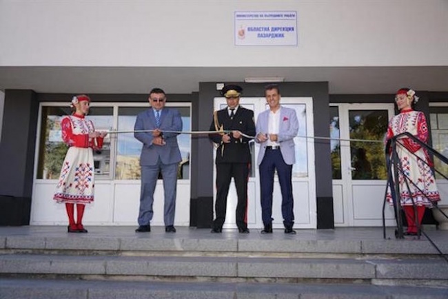 Младен Маринов откри обновената сграда на ОД на МВР в Пазарджик