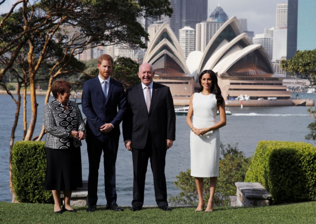 Херцозите на Съсекс на официално посещение в Австралия