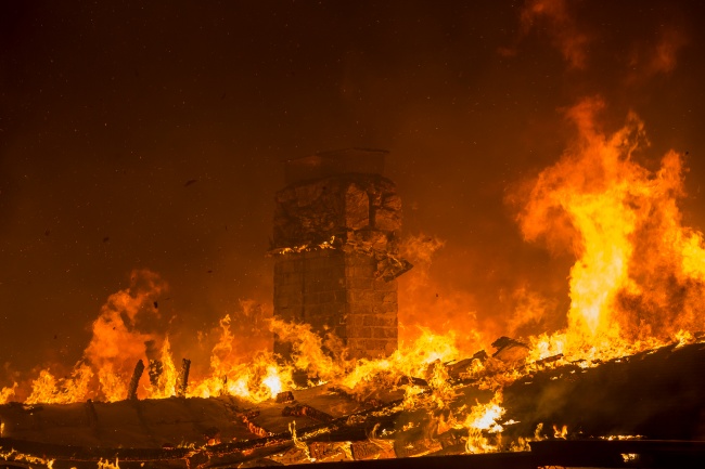 Огнен ад в Северна Калифорния