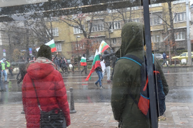 Национален протест и авто-шествие "Смяна на системата" в София