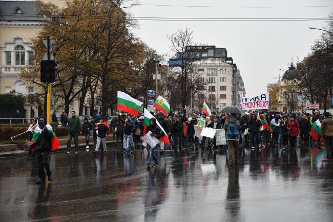 Национален протест и авто-шествие "Смяна на системата" в София