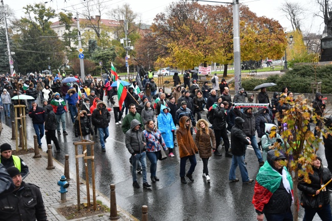 Национален протест и авто-шествие "Смяна на системата" в София