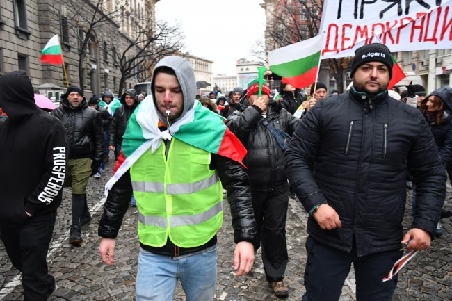 Национален протест и авто-шествие "Смяна на системата" в София