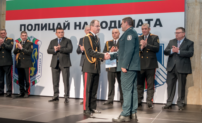 Проведе се церемонията "Полицай на годината 2019"