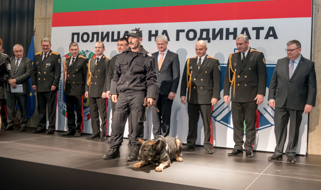 Проведе се церемонията "Полицай на годината 2019"