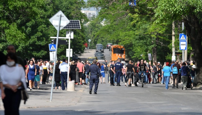 Протест в Захарна фабрика блокира бул. Сливница