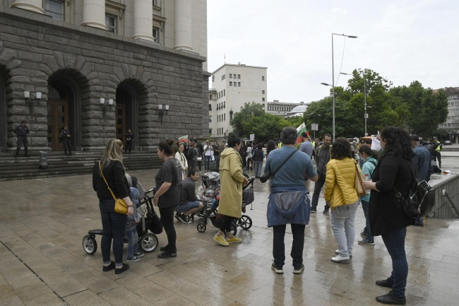 Два протеста събраха малцина в центъра на столицата