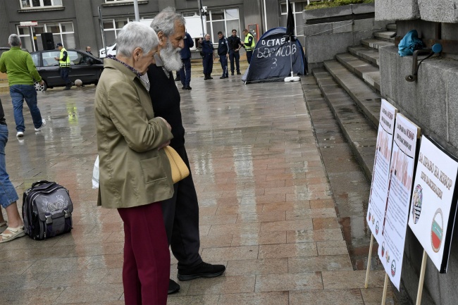 Два протеста събраха малцина в центъра на столицата