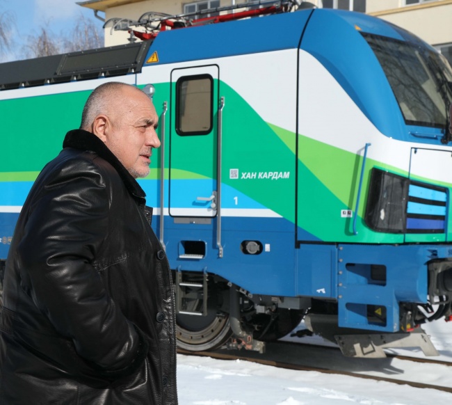 Борисов инспектира новите локомотиви на БДЖ