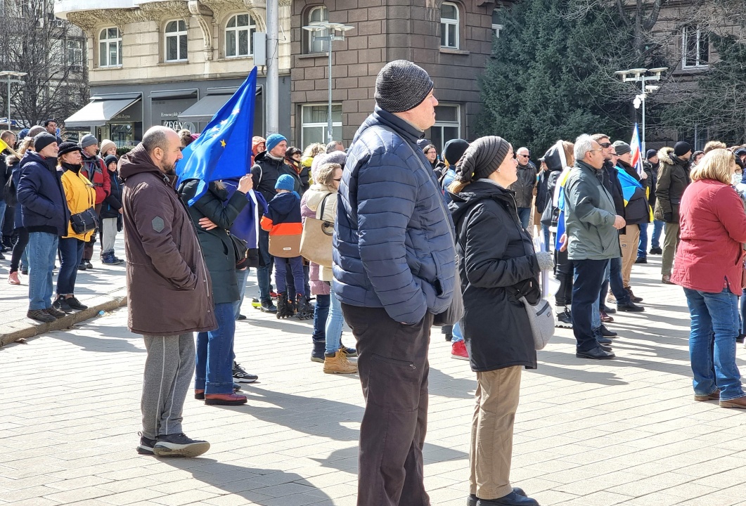 Митинг ''България е в НАТО'' пред президентството