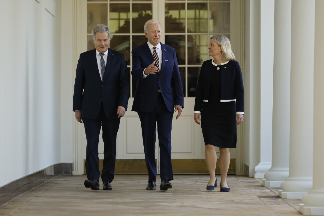 Байдън прие лидерите на Швеция и Финландия в Белия дом