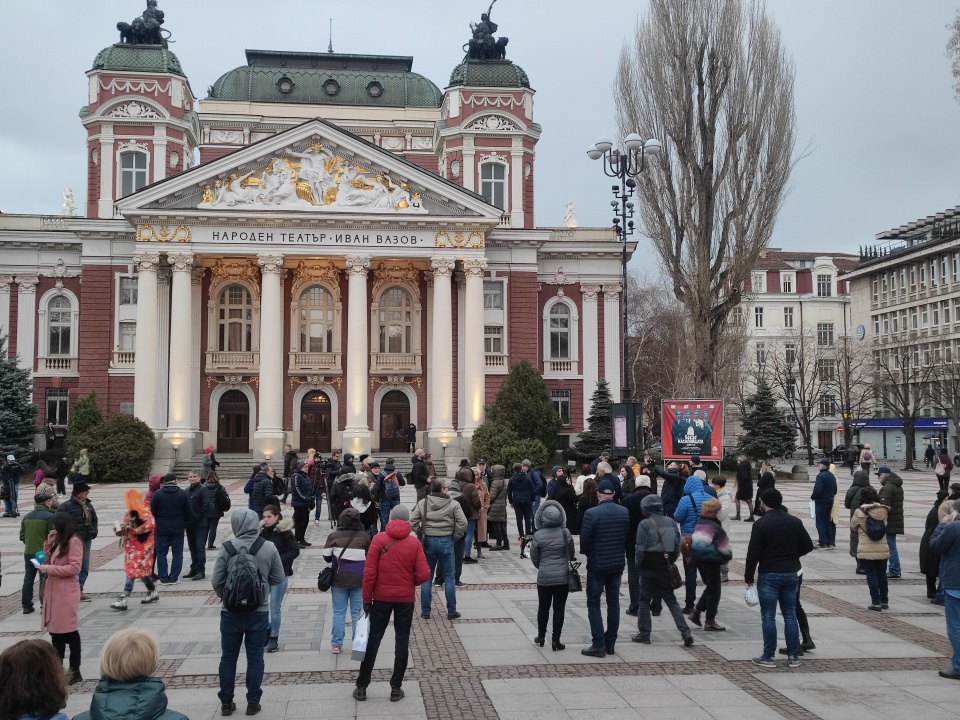 Протест в подкрепа на Александър Морфов