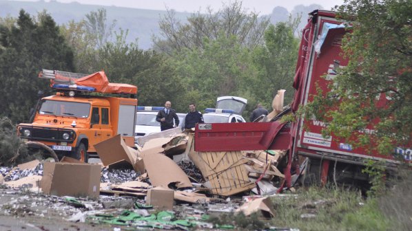 Заспал тираджия предизвика катастрофа