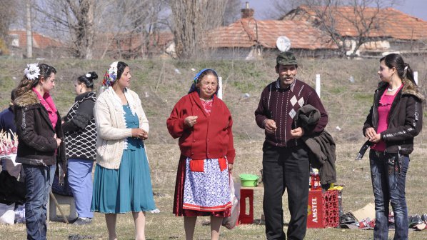 Роми крадат булки по време на беритба на череши