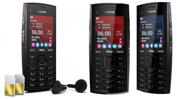 Nokia X2-02 - музикалнен телефон с dual-SIM