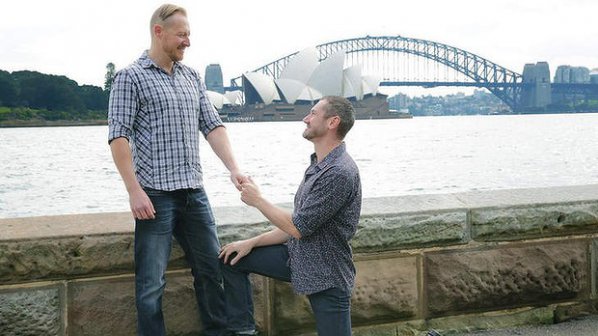 В Австралия беше сключена първата гей сватба