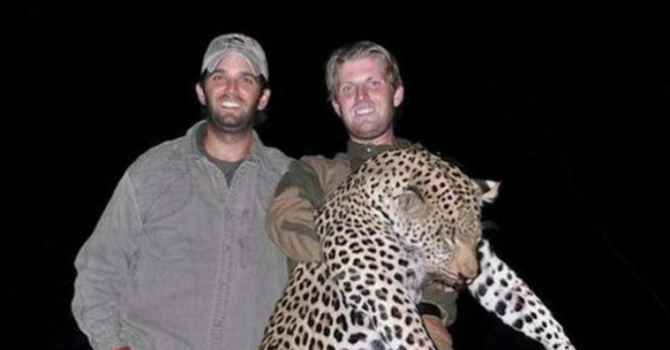 Синовете на Тръмп лъснаха с убит дивеч (снимки)