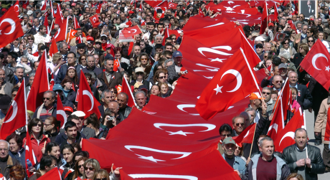 Стотици хиляди на демонстрация срещу терора в Анкара (видео)