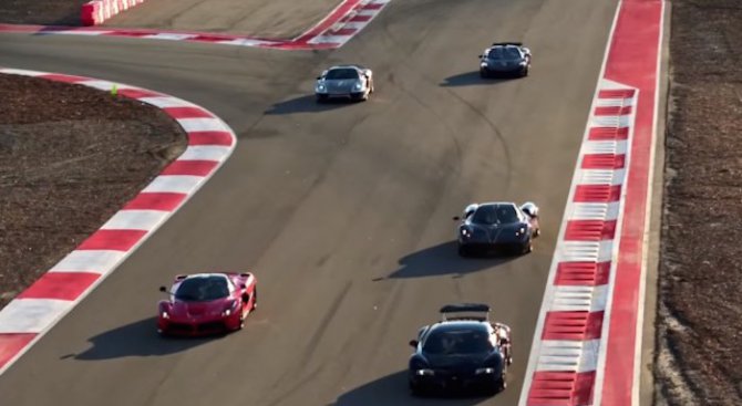 LaFerrari VS McLaren P1 VS Porsche 918 Spyder VS Pagani Huayra VS Bugatti Veyron