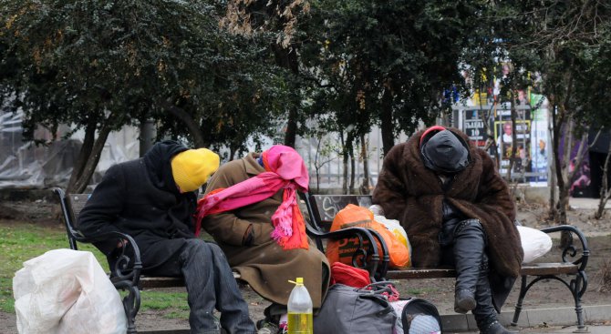 117 бездомници са приютени в Центъра за кризисно настаняване в София