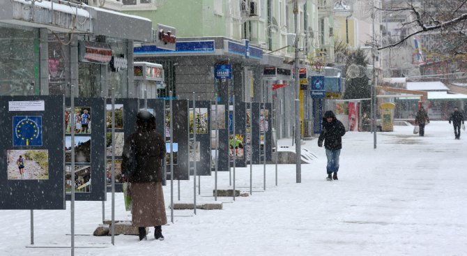 Най-много сняг във Враца,  Ловеч и Монтана