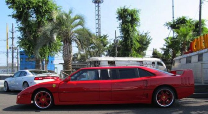 Китайци превърнаха F40 в лимузина!