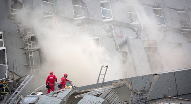 Жертвите на земетресението в Тайван станаха осем
