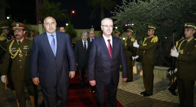 Борисов се срещна в Рамала с премиера и с президента на Палестина (снимки)