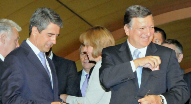 Росен Плевнелиев се срещна с Жозе Мануел Барозу