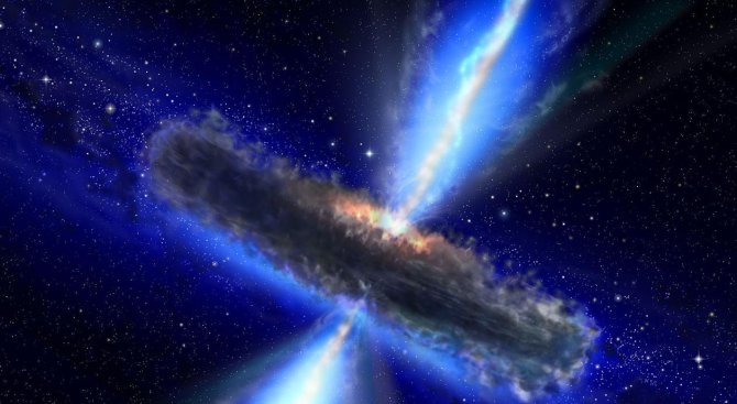 Вселената е изпълнена с черни дупки