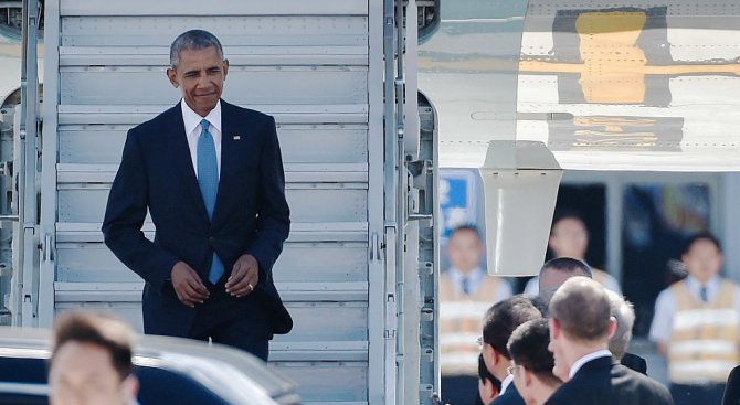 Огромен гаф с Обама преди началото на срещата на Г-20 в Китай (видео)