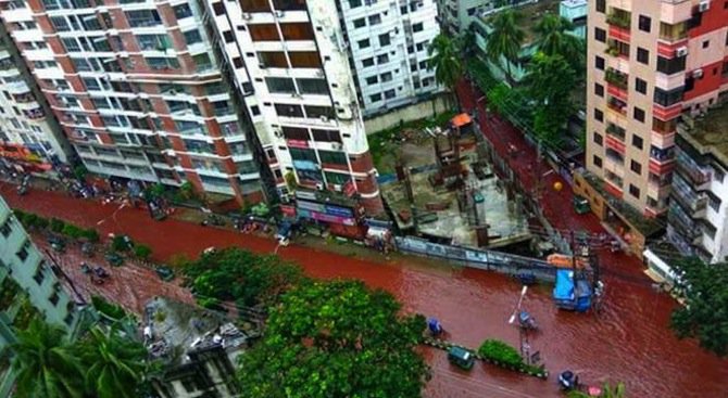 Реки от кръв потекоха в столицата на Бангладеш (видео)