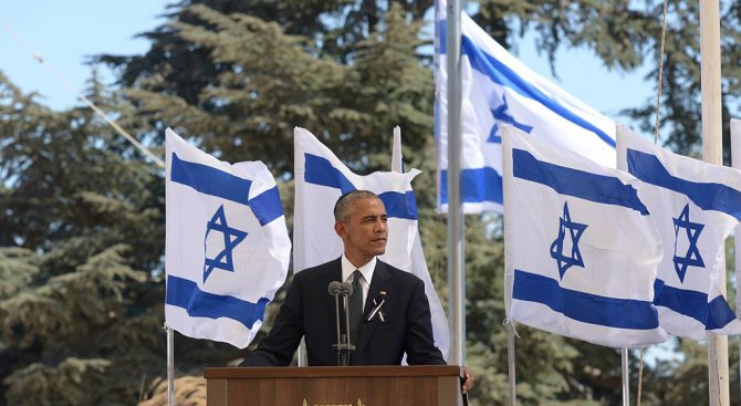 Барак Обама: Трябва да следваме примера на Шимон Перес (снимки)
