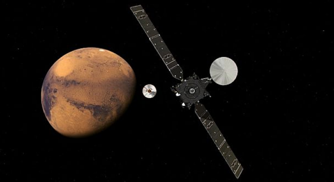 ''ЕкзоМарс'' пусна апарат към Червената планета