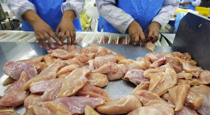 Птиче месо с неясен произход е открито в Пазарджик