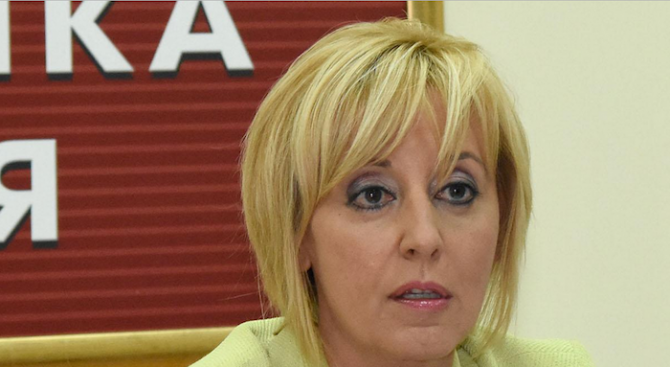 Мая Манолова внася утре в парламента проект за мажоритарна изборна система