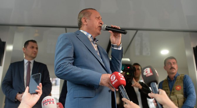 Реджеп Ердоган: Терористите искат да ни разцепят