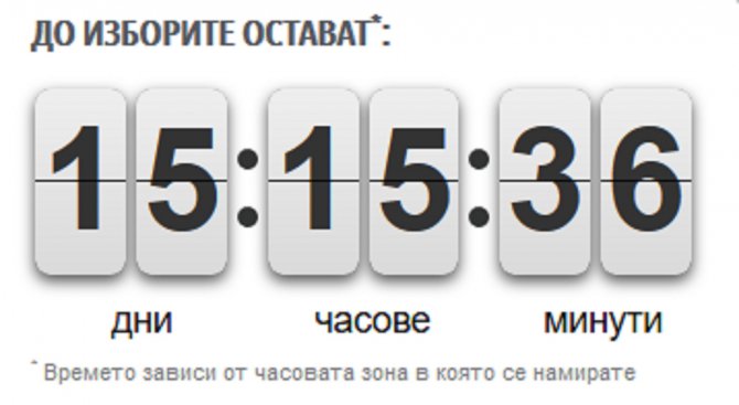 До изборите останаха 15 дни