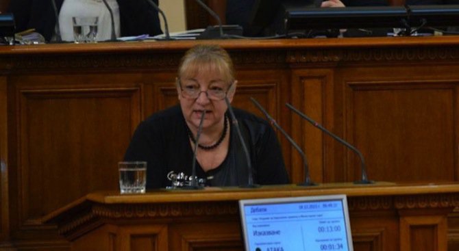 Магдалена Ташева се сбогува с парламента