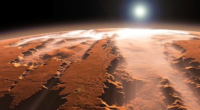Слънчев вятър превърнал Марс в суха планета