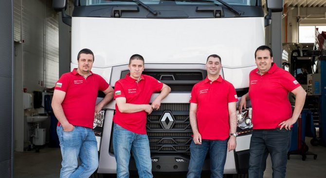 Български отбор заминава за финала на международно състезание на Renault Trucks