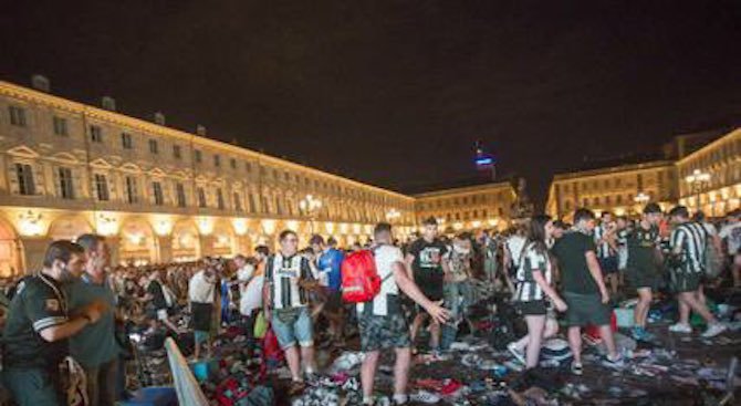 Над 1500 са ранените след паниката в Торино, дете е в кома