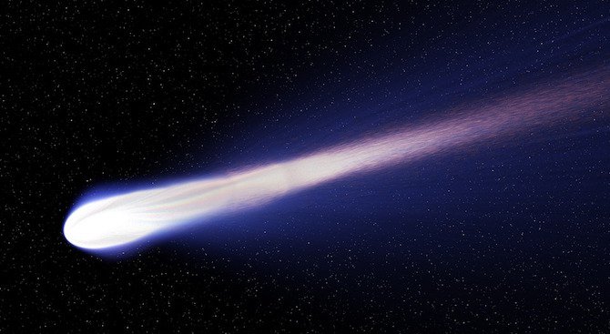 Кометите са донесли голямо количество ксенон на Земята