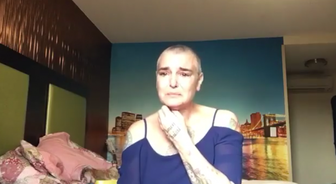 Шинейд О’Конър направи емоционално видеообръщение във Фейсбук (видео)