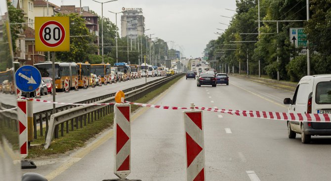 Възстановиха движението на Орлов мост по бул. &quot;Цариградско шосе&quot; и по бул. &quot;Евлоги и 