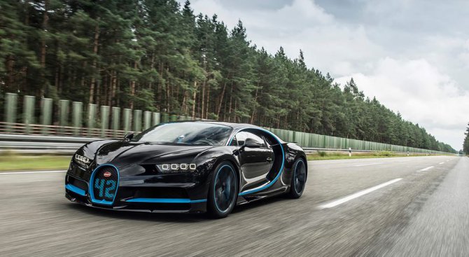 Bugatti Chiron и бивш Ф1 пилот поставиха нов световен рекорд (видео)