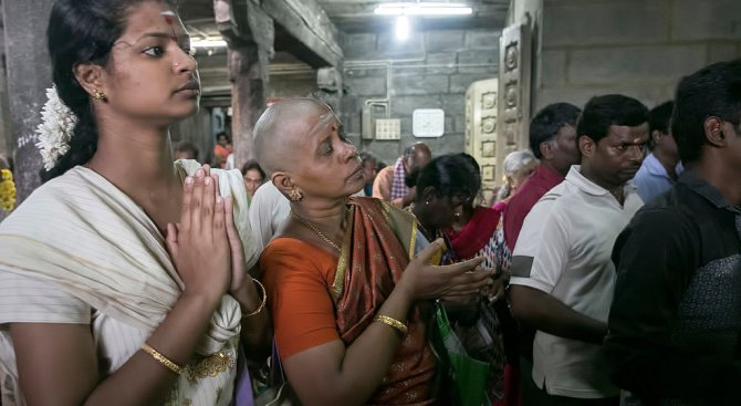 Индийци се молят на кошче-кенгуру (видео)