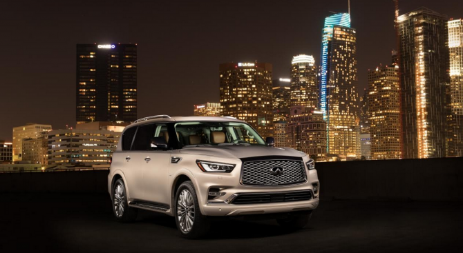 Infiniti представи новия QX80 на Автосалона в Дубай (снимки+видео)